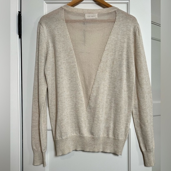 NWT Line & Dot Cream Crew Neck Sweater (Med) - Picture 4 of 4